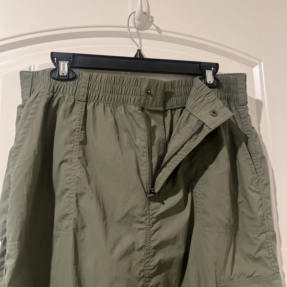 OFFLINE By Aerie On The Move Cargo Maxi Skirt Sage Green Utility Pocket NWOT L - Picture 14 of 16